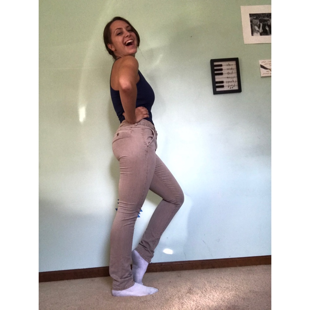 Skinny Khaki Pants